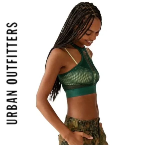 URBAN OUTFITTERS Out From Under UO Siren Seamless Slashed Racerback Bra Top - Picture 3 of 6